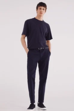 Calça calças chino slim fit confortável