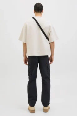Calça cargo com ajuste relaxado