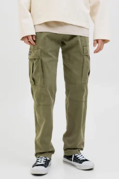 Calça cargo com ajuste relaxado