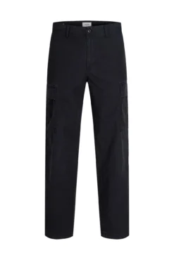 Calça cargo em algodão de cintura média
