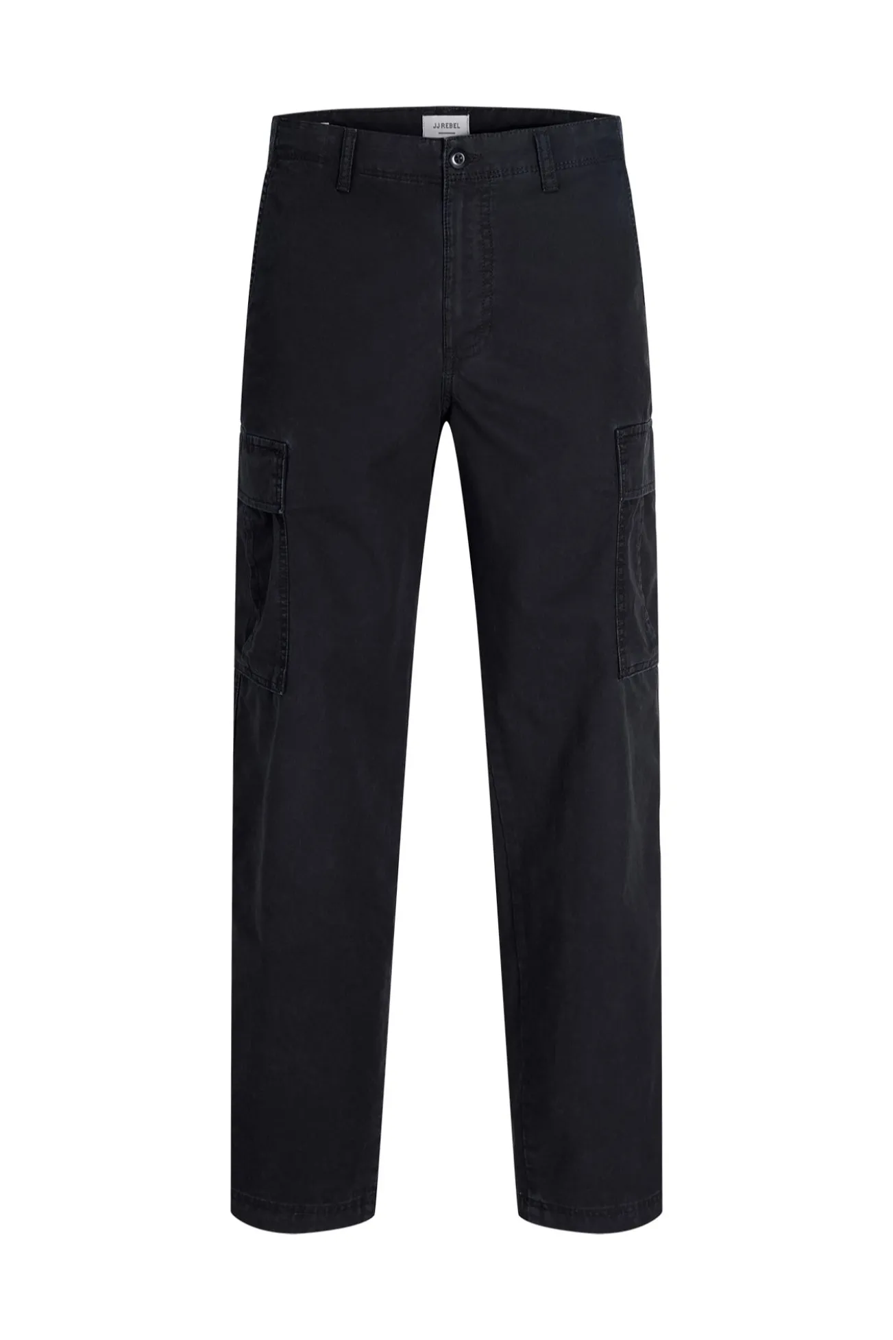Calça cargo em algodão de cintura média