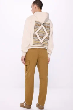 Calça cargo lavada