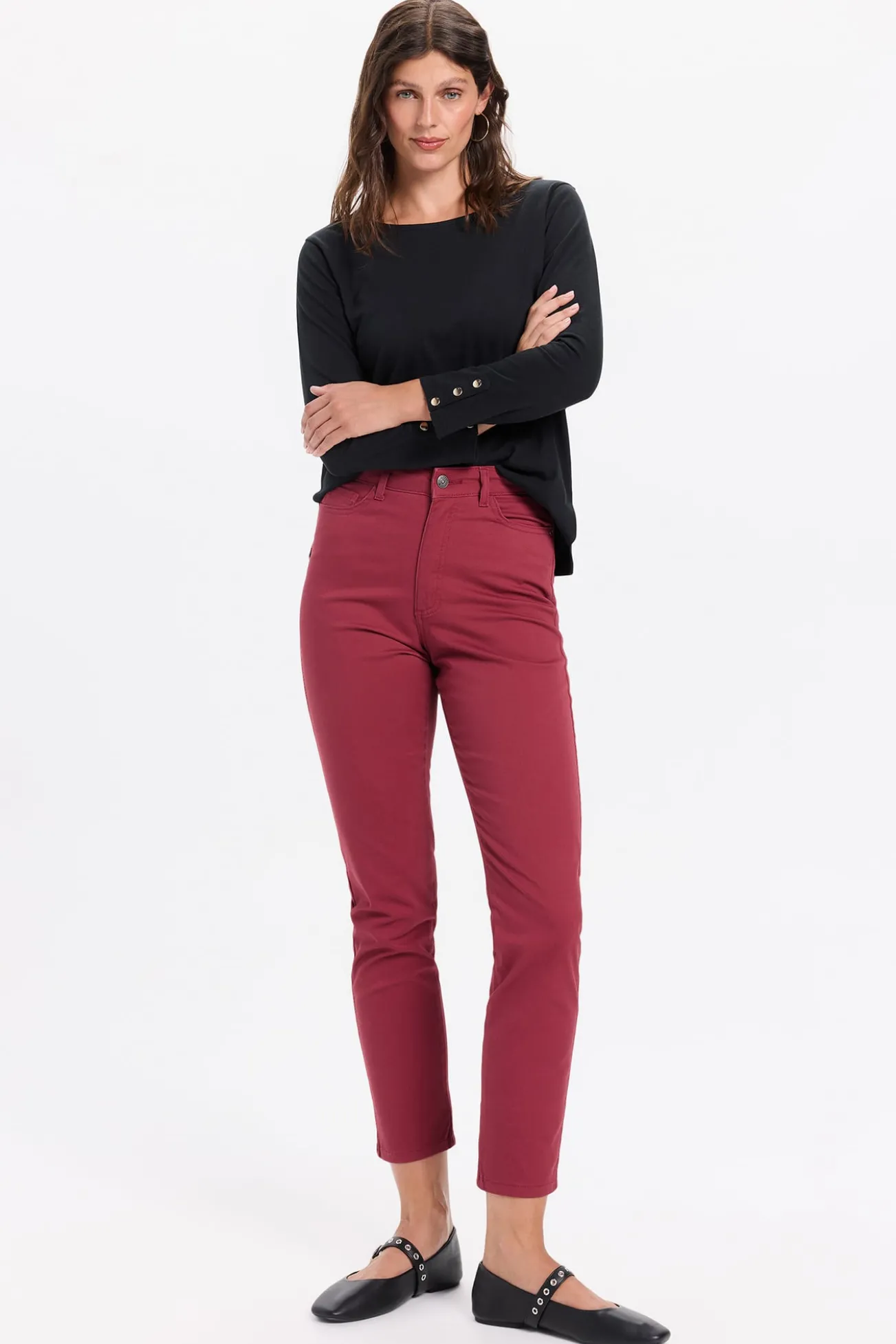 Calça coloridas justas