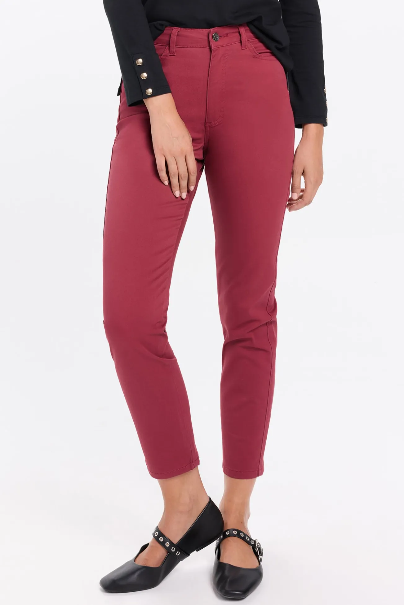 Calça coloridas justas