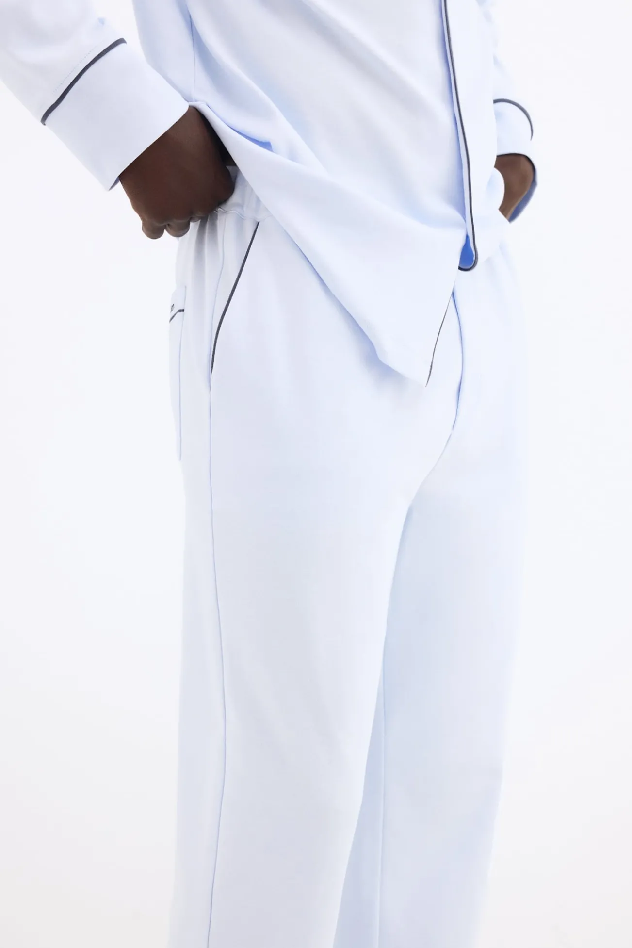 Calça comprida de pijama em algodão espanhol