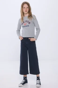 Calça culote de menina