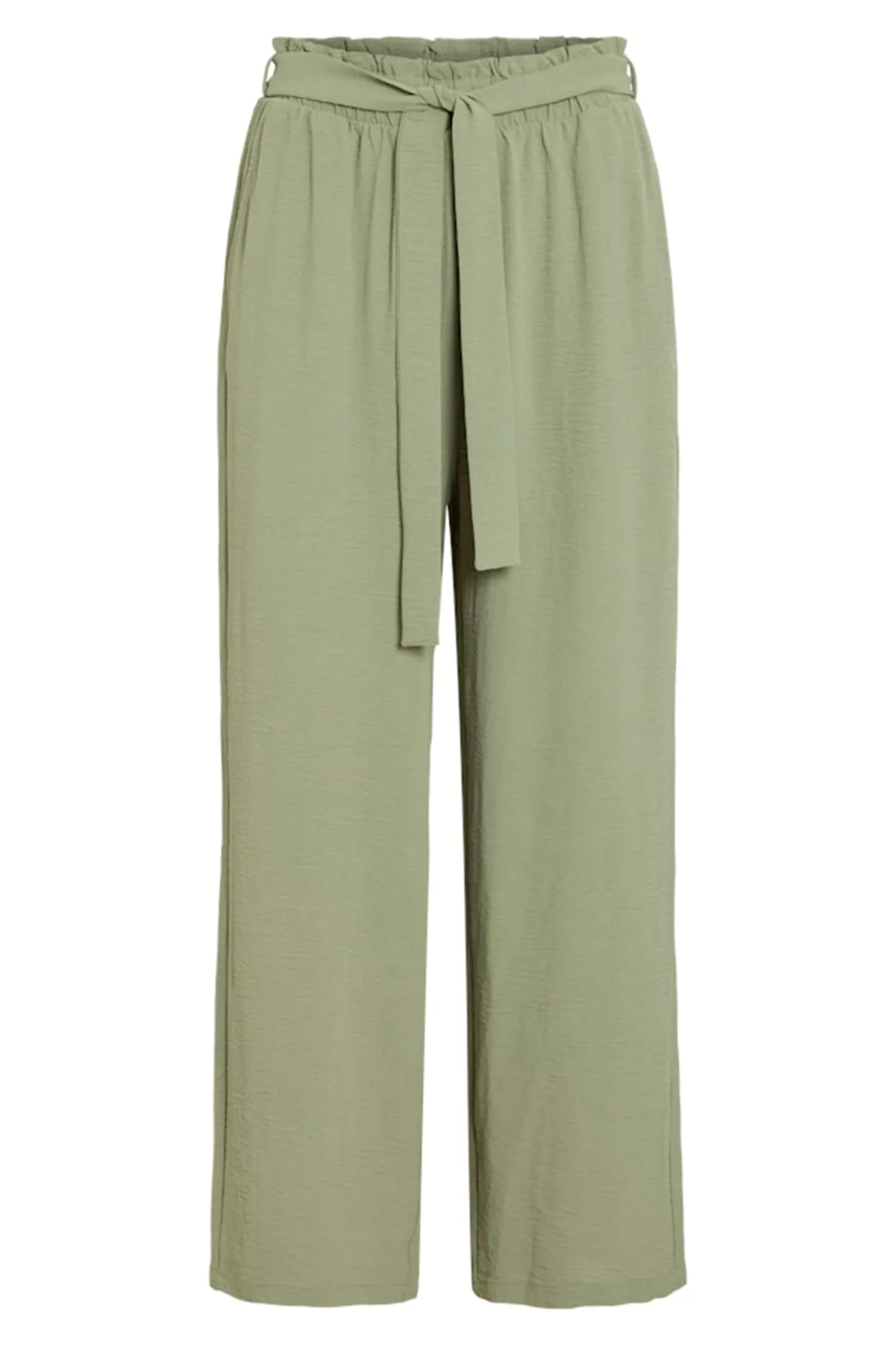 Calça culotte de cintura alta