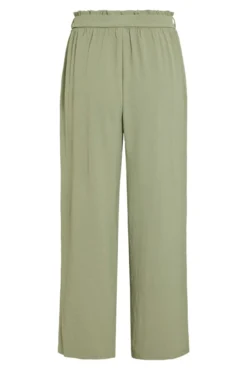 Calça culotte de cintura alta