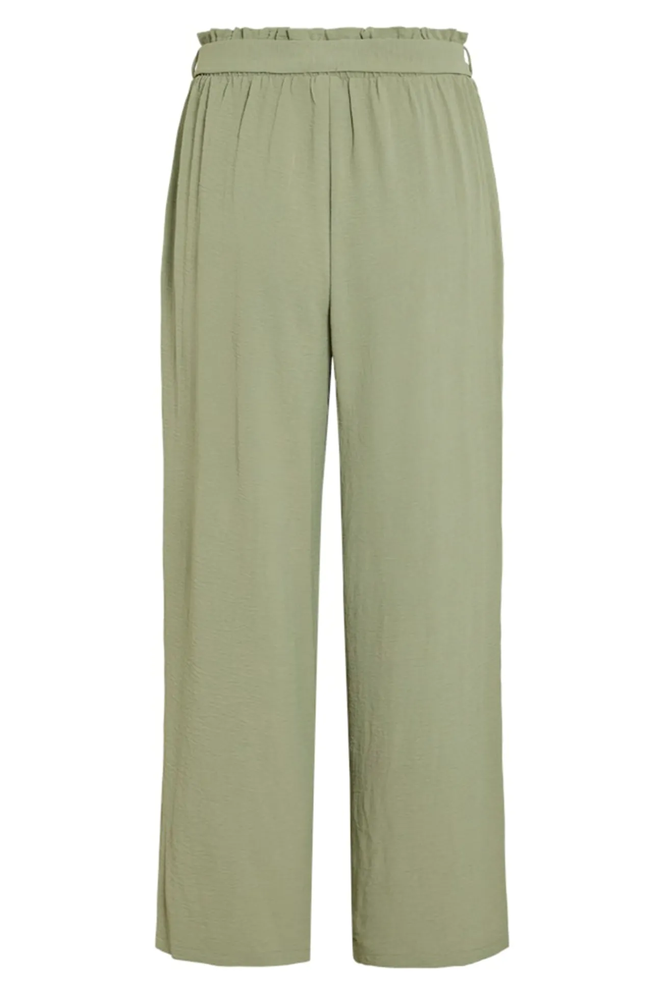 Calça culotte de cintura alta