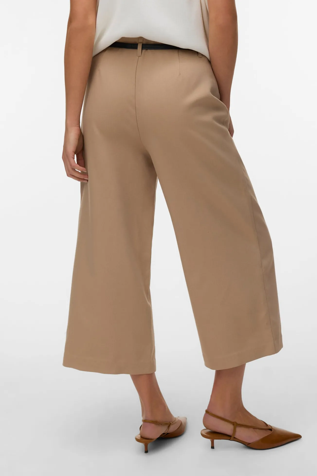 Calça culotte de vestir
