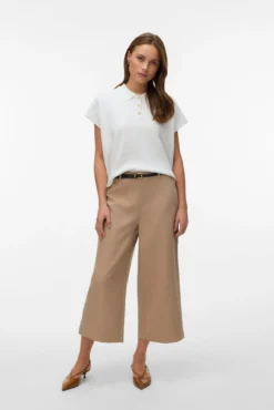 Calça culotte de vestir
