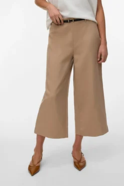 Calça culotte de vestir