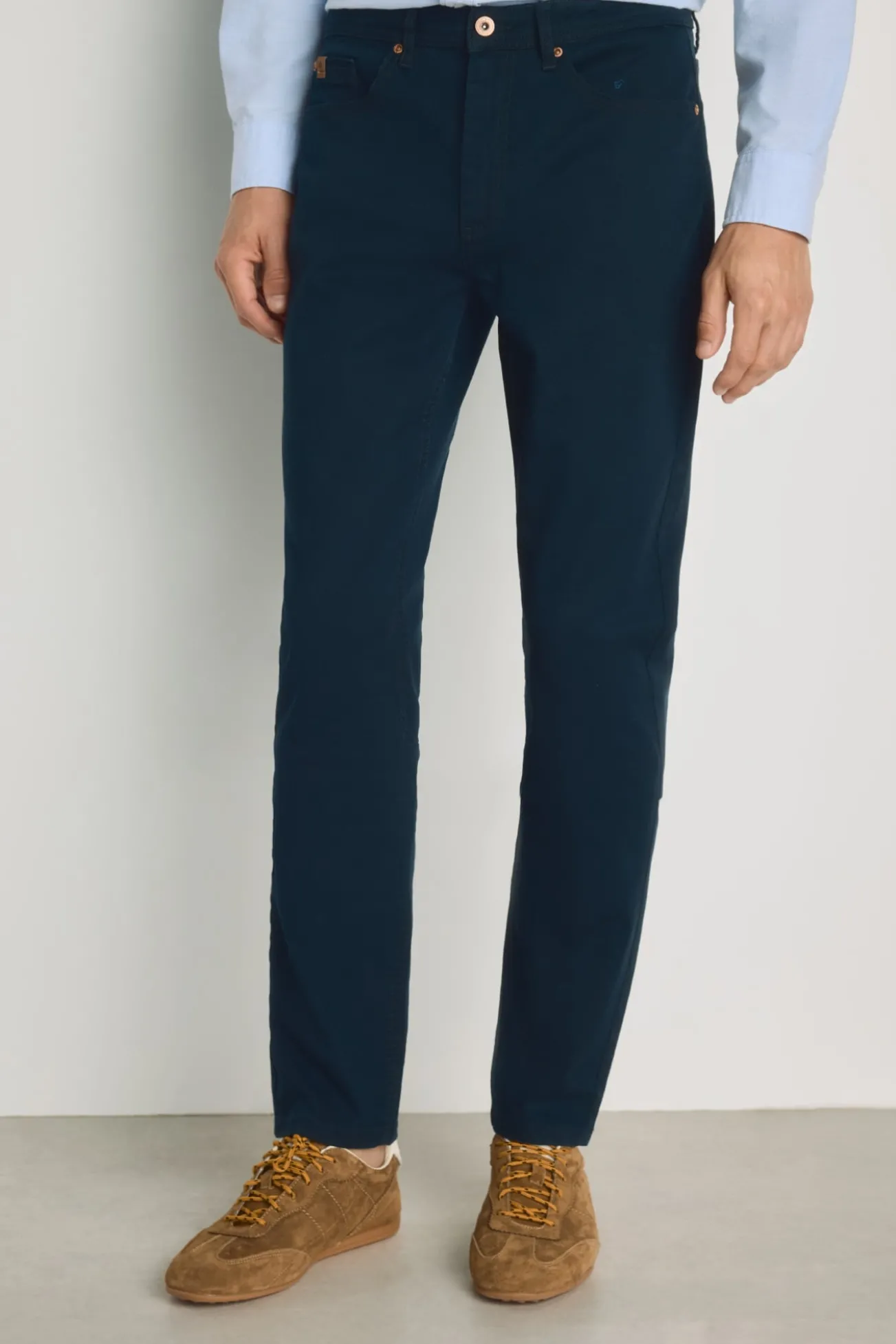 Calça de 5 bolsos color