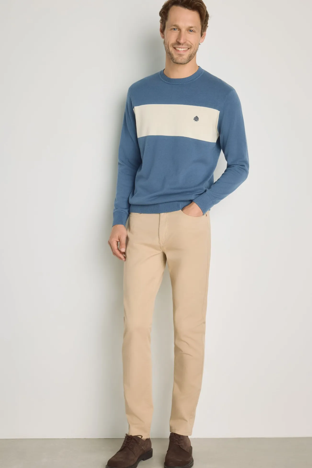 Calça de 5 bolsos color