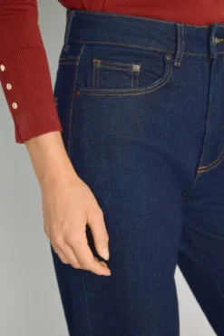 Calça denim larga