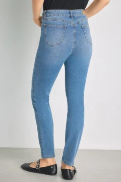 Calça denim slim