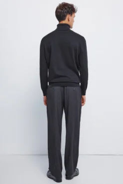 Calça de riscas reto