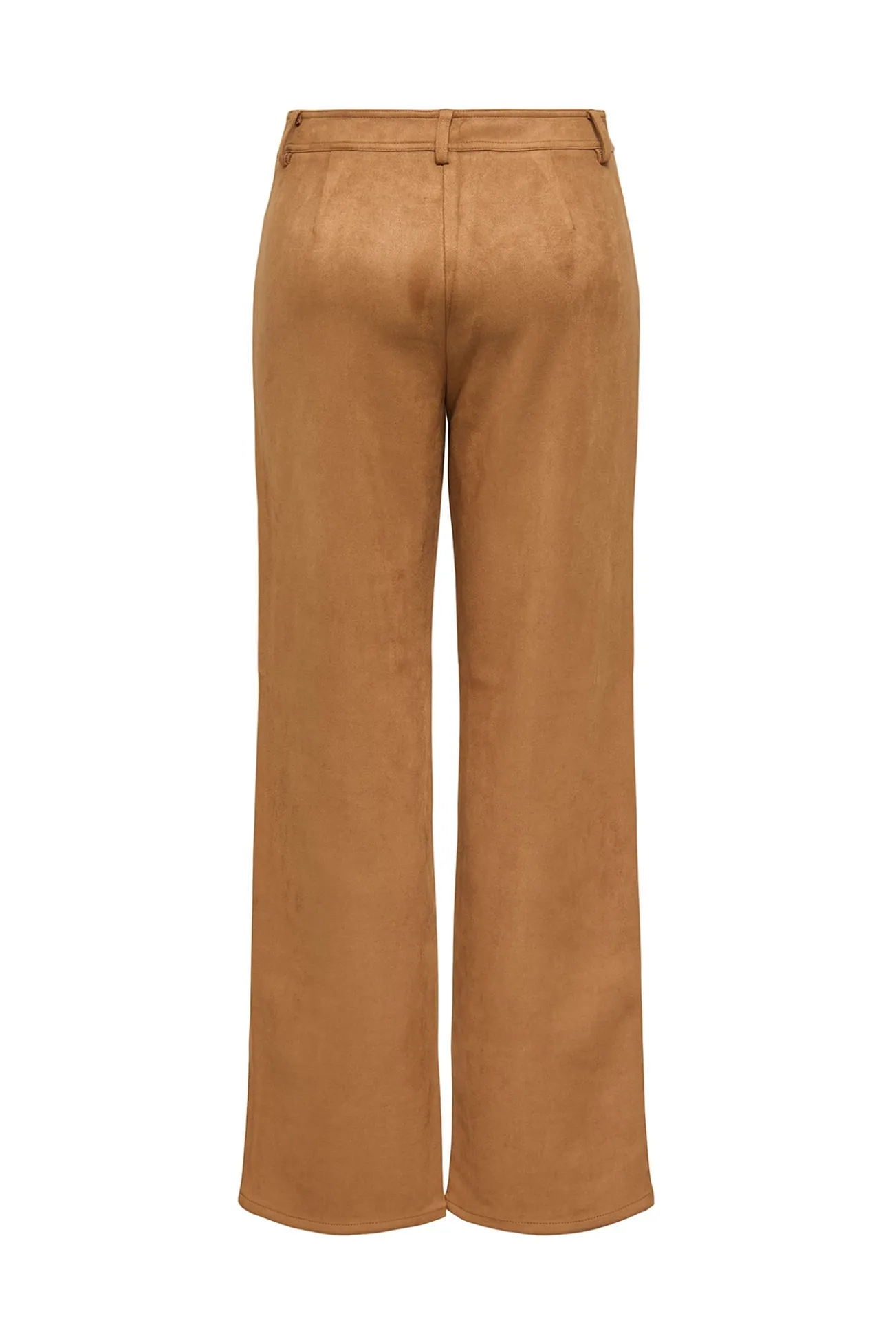 Calça de terno de camurça