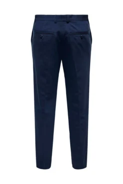 Calça de terno slim fit para homem