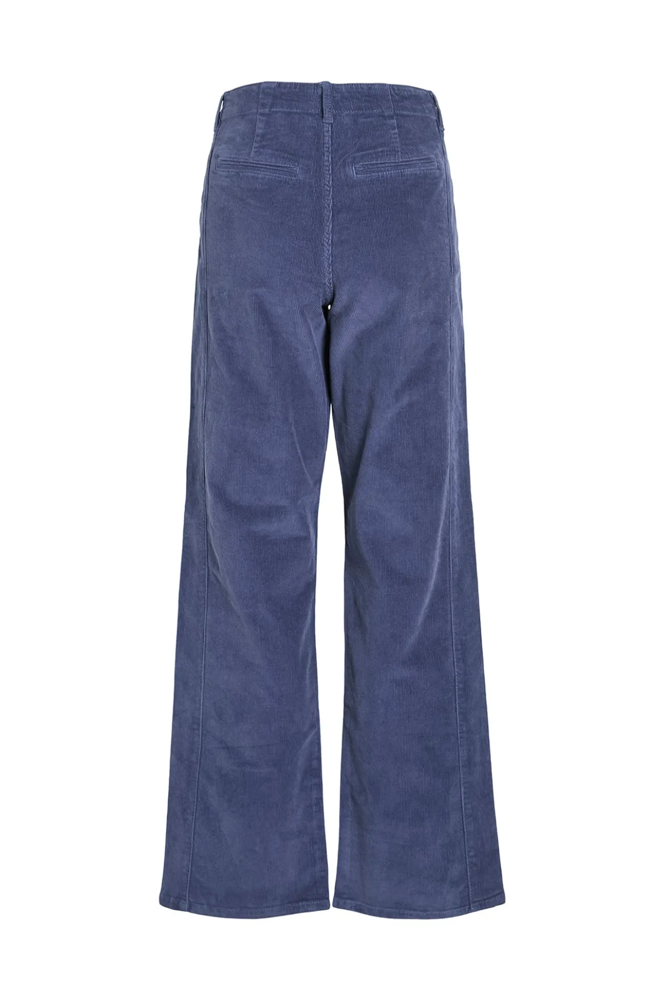 Calça de veludo cotelê de perna larga