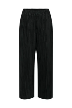 Calça fluído plissada