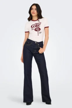 Calça jeans boca de sino