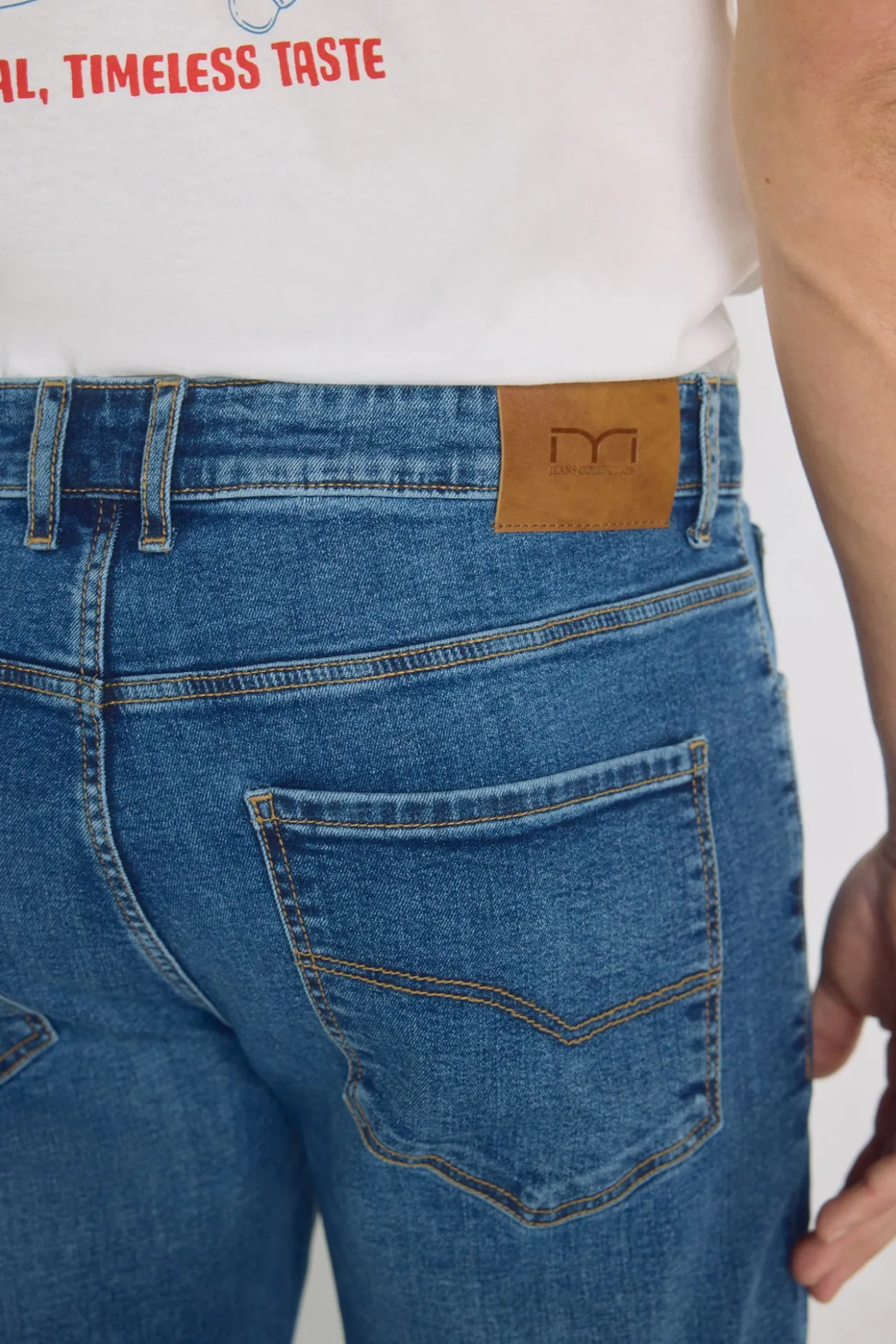 Calça jeans regular fit