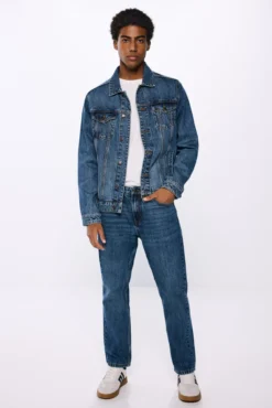 Calça jeans reta
