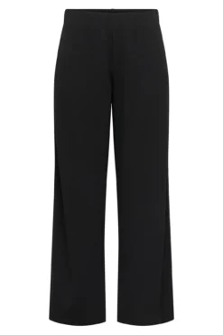 Calça longas de lurex de perna larga