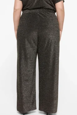 Calça lurex fluído tamanho grande