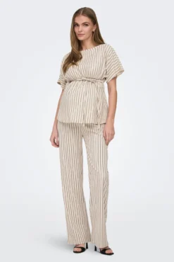 Calça maternity reta