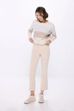 Calças bombazina kick flare