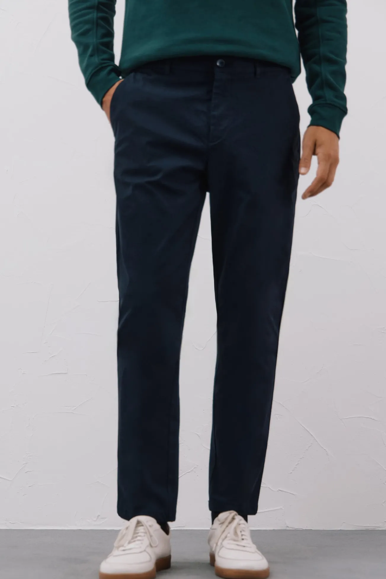 Calças chino comfort regular fit