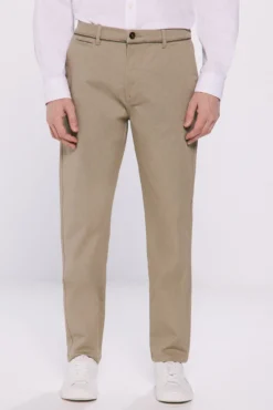 Calças chino estampado slim fit