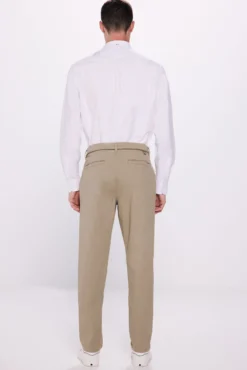 Calças chino estampado slim fit