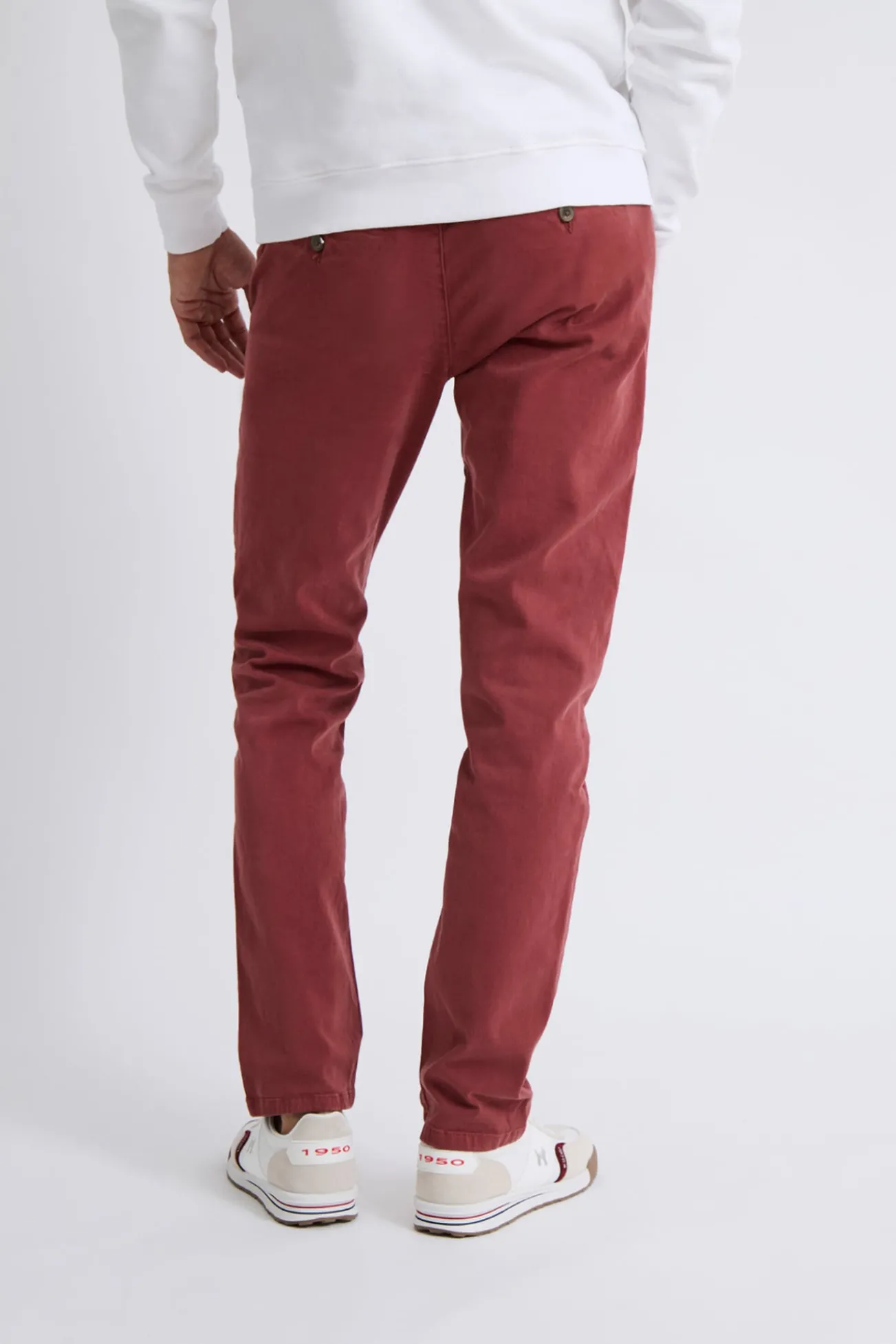 Calças chino justas