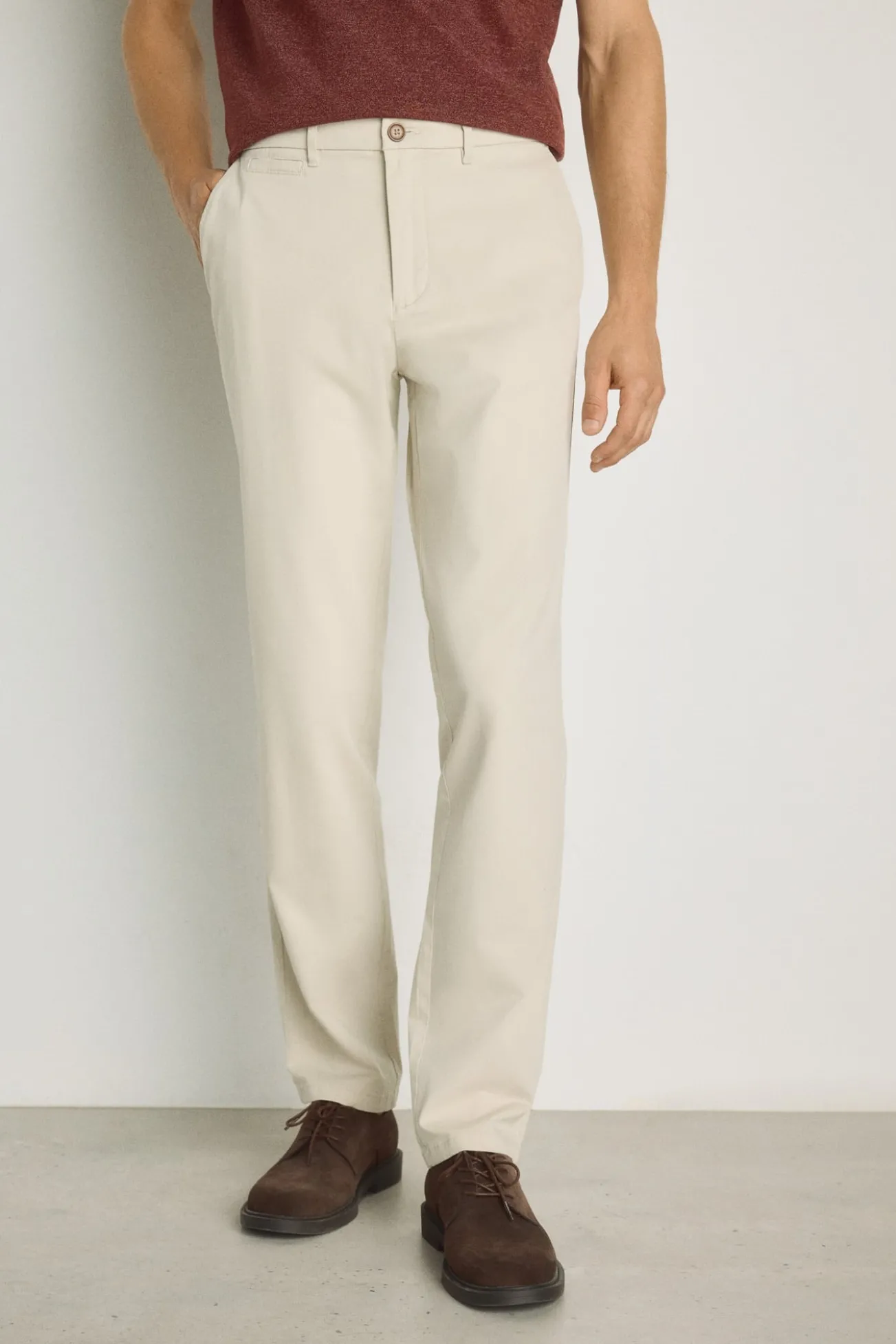 Calças chino regular fit