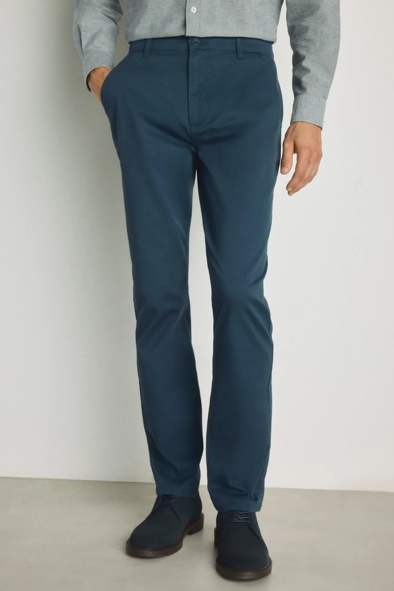 Calças chino regular fit