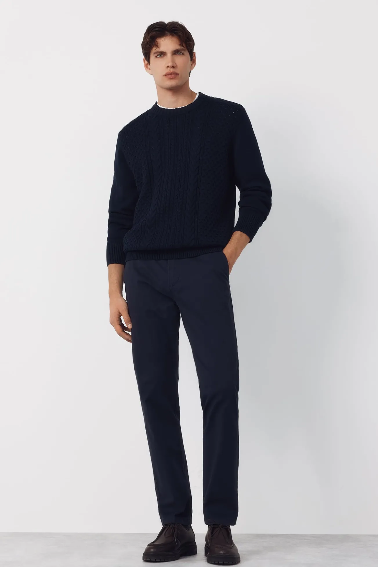 Calças chino regular fit