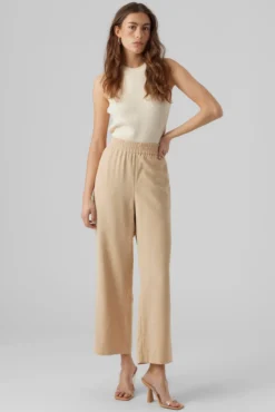 Calças culotte fluidas