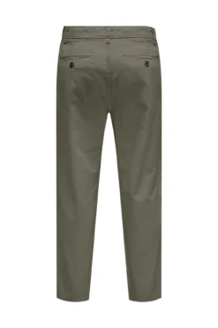 Calças de ajuste cônico masculino