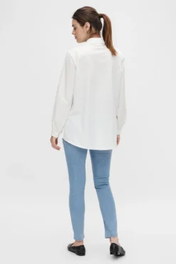 Calças de ganga slim maternity