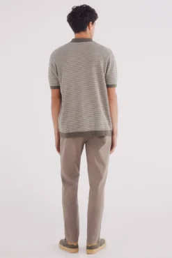 Calças estruturadas slim fit