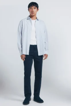 Calça slim fit com 5 calça