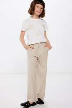 Calças linho menina