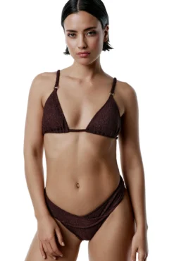 Calcinha de biquíni brasileira Brown Radiance