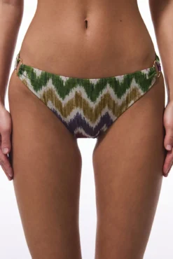 Calcinha de biquíni clássica com estampa de glitter
