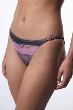 Calcinha de biquíni clássica com glitter