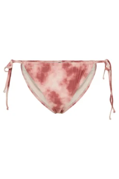 Calcinha de biquíni com estampado tie dye