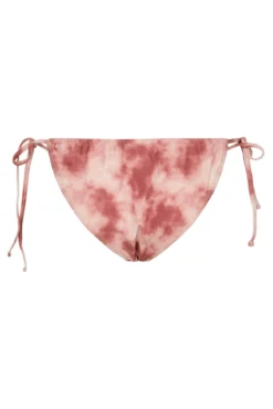 Calcinha de biquíni com estampado tie dye